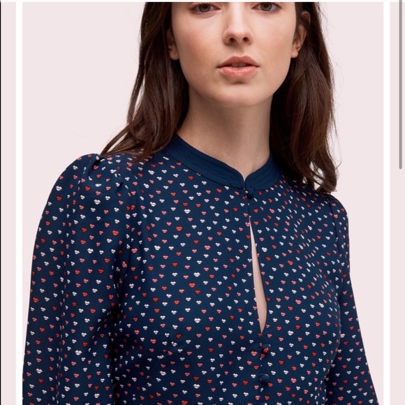 Kate spade lip print dress 💋 - Picture 2 of 4